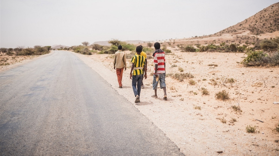 Ethiopians on their way to Yemen