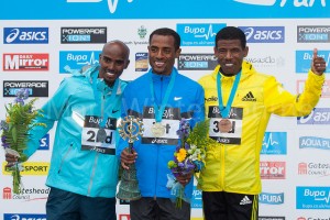 Haile Gebrselassie and Kenenisa Bekele 