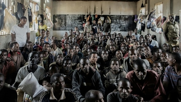 Ethiopian migrants in jail in Malawi.