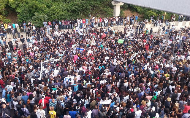 Ethiopian Jews Protest