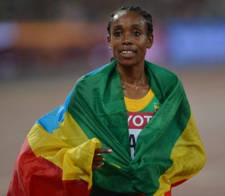 Ethiopia's Almaz Ayana Wins 10,000 Meters and Sets World Record in Rio