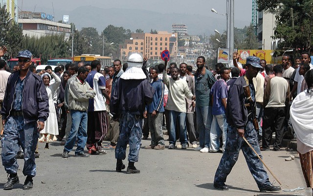 Protesters Clash With Ethiopian Police During Amhara Protests in Gondar