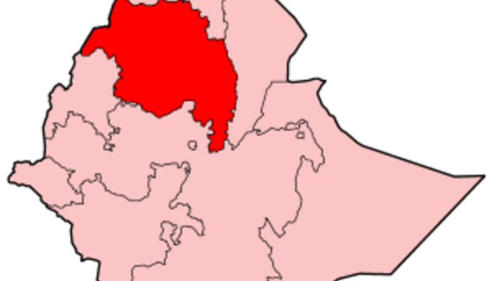Map of Amhara Region conflict zones