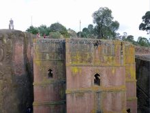 Rock-hewn Church of Saint George (Bete Giyorgis) in Lalibela, North Wollo, Amhara Region