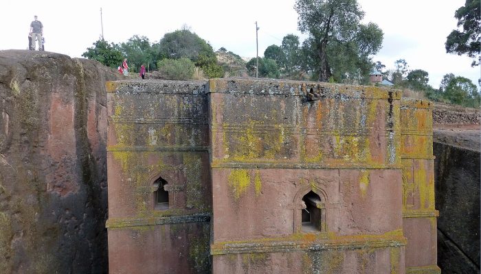 Rock-hewn Church of Saint George (Bete Giyorgis) in Lalibela, North Wollo, Amhara Region