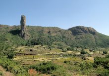 Highland landscape in Ethiopia's Amhara Region