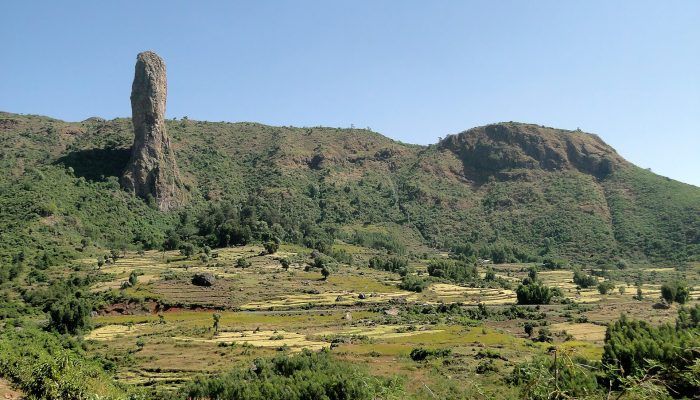 Highland landscape in Ethiopia's Amhara Region