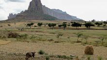 Landscape in Tigray region of northern Ethiopia for location context