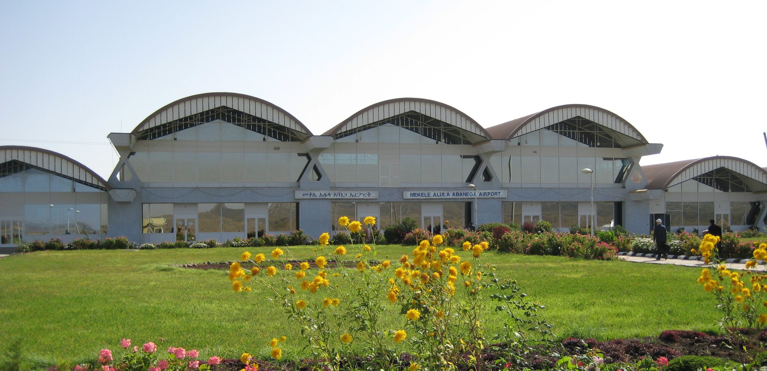 Mekelle Airport, seen from the runway, 20 May 2008