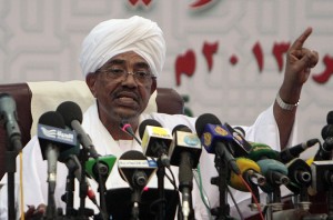 President Bashir Claims Conspiracy over last month's protests