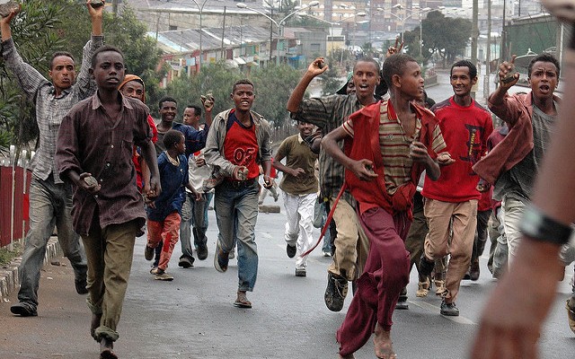 Widespread Anti-Government Protests in Ethiopia Over the Weekend Leads to Deaths and Arrests