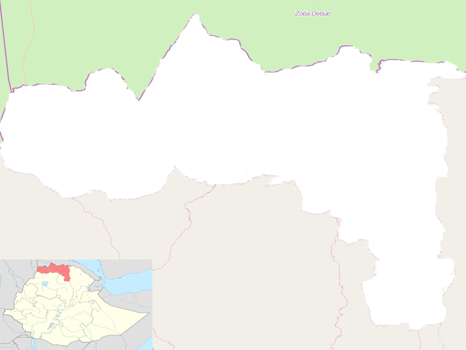 Location map of Tigray in Ethiopia